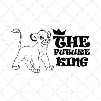 The Future King Daddy & Baby Matching Shirt Design SVG PNG EPS DXF AI Download