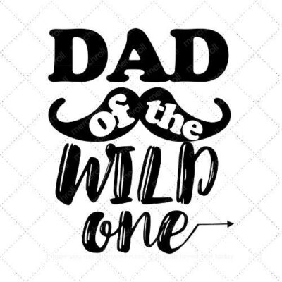 Dad of the Wild one Daddy & Baby Matching Shirt Design SVG PNG EPS DXF AI Download