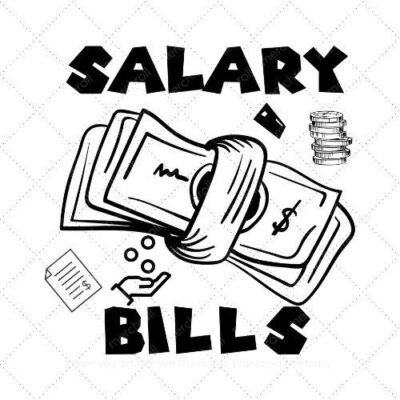 Salary Bills Dad & Son Matching Shirt Design Bundle SVG PNG EPS DXF AI Download