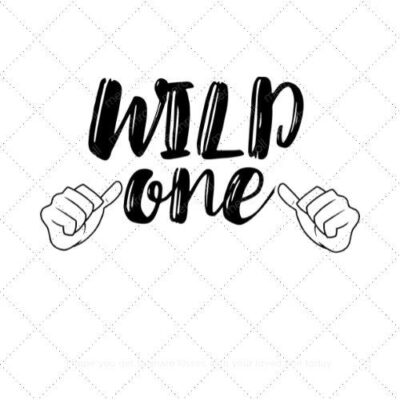 Wild One Daddy & Baby Matching Shirt Design SVG PNG EPS DXF AI Download