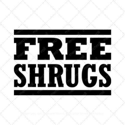 Free shrugs SVG PNG EPS DXF AI Download