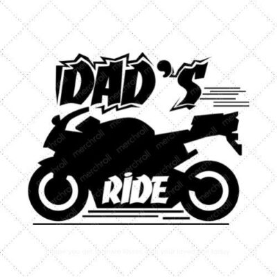Dad's Ride Dad & Son Matching Shirt Design Bundle SVG PNG EPS DXF AI Download