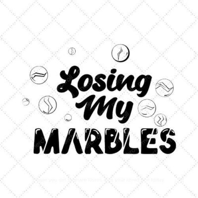 Losing my marbles Mommy & Baby Matching Shirt Design Bundle SVG PNG EPS DXF AI Download