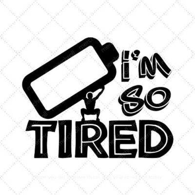 I'm So Tired Dad & Son Matching Shirt Design Bundle SVG PNG EPS DXF AI Download