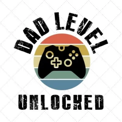 Dad Level Unlocked SVG PNG EPS DXF AI Download
