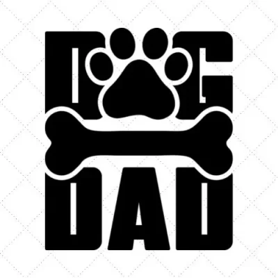 Dog Dad SVG PNG EPS DXF AI Download