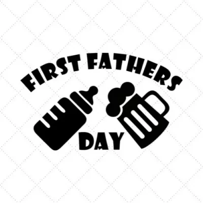 First Father's Day SVG PNG EPS DXF AI Download