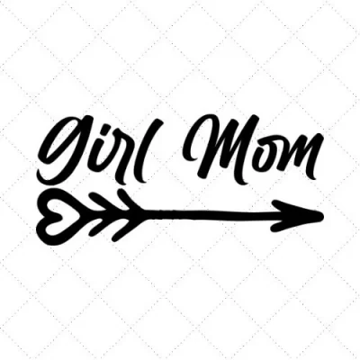 Girl Mom SVG PNG EPS DXF AI Download