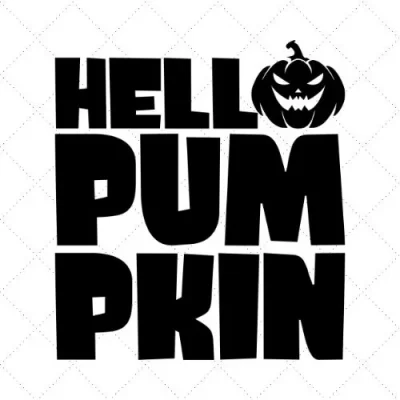 Hello Pumpkin SVG PNG EPS DXF AI Download