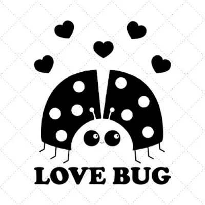 Love Bug SVG PNG EPS DXF AI Download