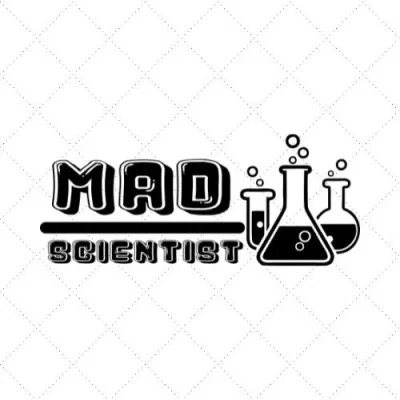Mad Scientist SVG PNG EPS DXF AI Download
