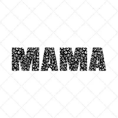 Mama Leopard SVG PNG EPS DXF AI Download
