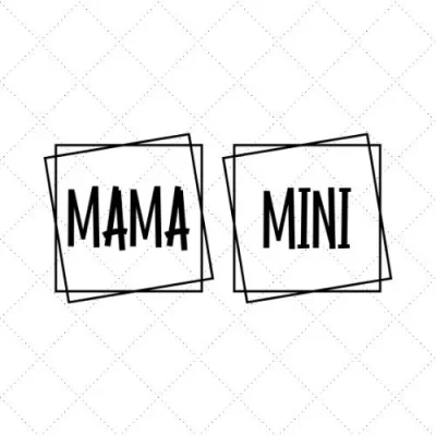 Mama Mini SVG PNG EPS DXF AI Download