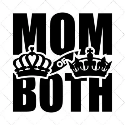Mom Of Both SVG PNG EPS DXF AI Download