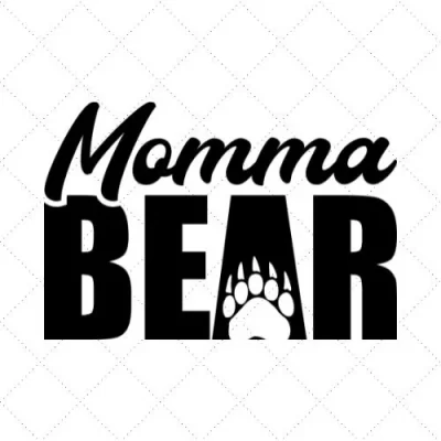 Momma Bear SVG PNG EPS DXF AI Download