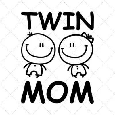 Twin Mom SVG PNG EPS DXF AI Download