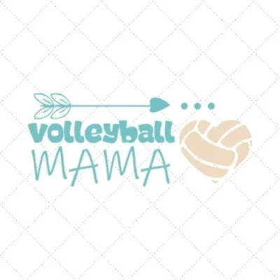 Volleyball Mama SVG PNG EPS DXF AI Download