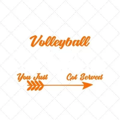 Volleyball Mom You Just Got Served SVG PNG EPS DXF AI Download