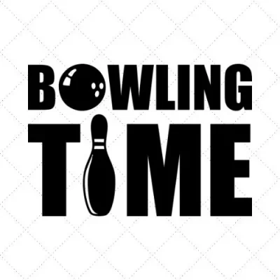 Bowling Time SVG PNG EPS DXF AI Download
