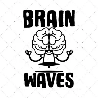 Brain Waves SVG PNG EPS DXF AI Download