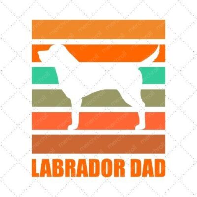 Labrador Dad SVG PNG EPS DXF AI Download
