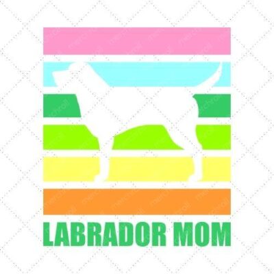 Labrador Mom SVG PNG EPS DXF AI Download