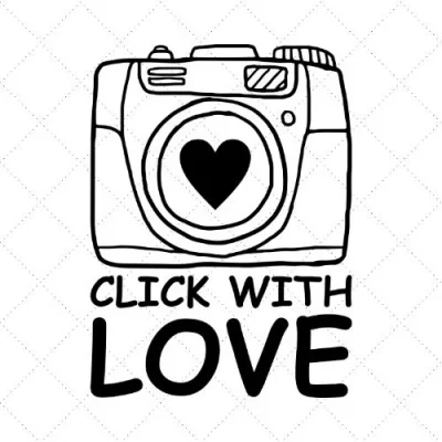 Click With Love SVG PNG EPS DXF AI Download