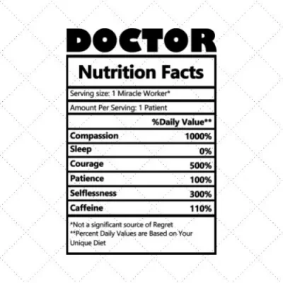 Doctor Nutrition Facts SVG PNG EPS DXF AI Download