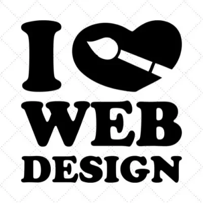 I Love Web Design SVG PNG EPS DXF AI Download