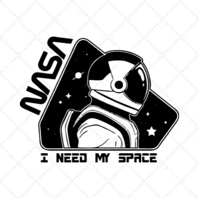 Nasa I Need My Space SVG PNG EPS DXF AI Download