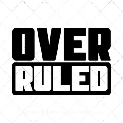 Over Ruled SVG PNG EPS DXF AI Download