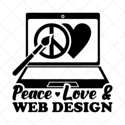 Peace Love & Web Design SVG PNG EPS DXF AI Download