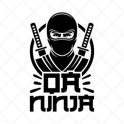 QA Ninja SVG PNG EPS DXF AI Download