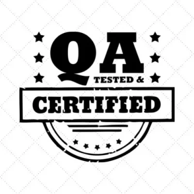 QA Tested & Certified SVG PNG EPS DXF AI Download