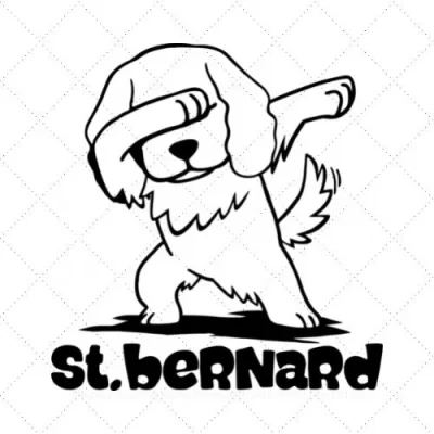 St.Bernard SVG PNG EPS DXF AI Download