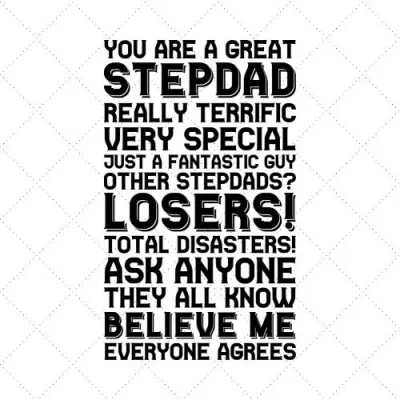 You Are A Great Stepdad SVG PNG EPS DXF AI Download