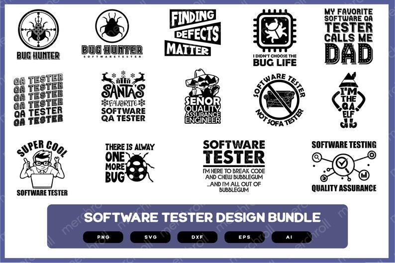 Software Tester Design Bundle | Software QA | Software | Software QA SVG