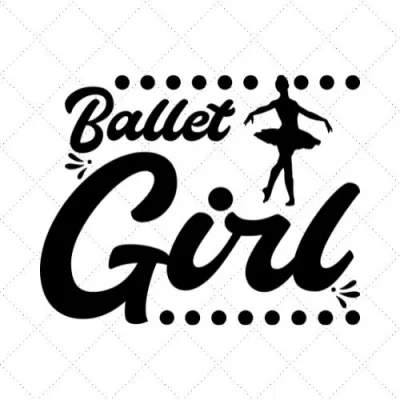 Ballet Girl SVG PNG EPS DXF AI Download