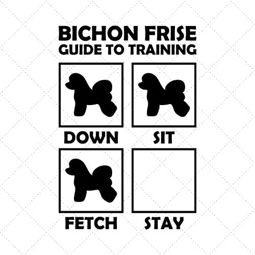 Bichon Frise Guide To Training SVG PNG EPS DXF AI Download Bichon Frise Guide To Training SVG PNG EPS DXF AI Download