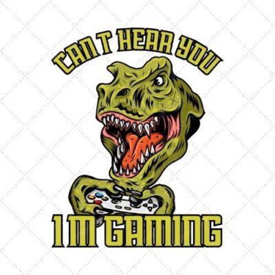 Can't Hear You I'm Gaming SVG PNG EPS DXF AI Download