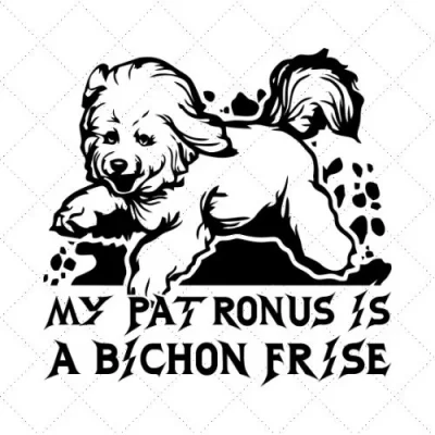 My Patronus Is Bichon Frise SVG PNG EPS DXF AI Download