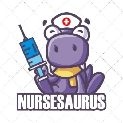 Nursesaurus SVG PNG EPS DXF AI Download