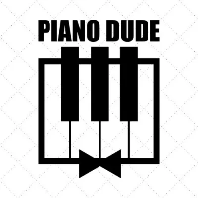 Piano Dude SVG PNG EPS DXF AI Download