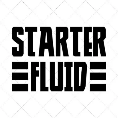 Starter Fluid SVG PNG EPS DXF AI Download