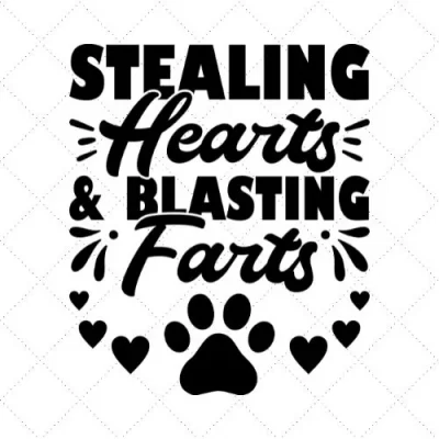 Stealing Hearts & Blasting Farts SVG PNG EPS DXF AI Download