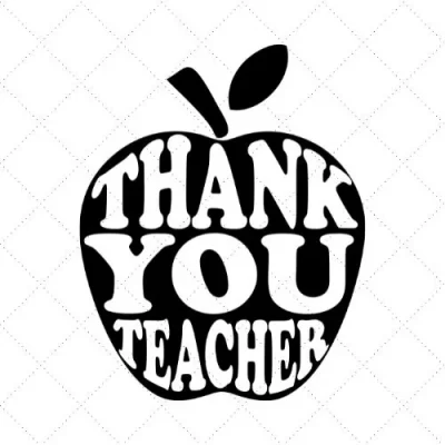 Thannk You Teacher SVG PNG EPS DXG AI Download