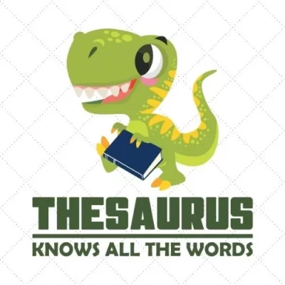 Thesaurus Knows All The Words SVG PNG EPS DXF AI Download