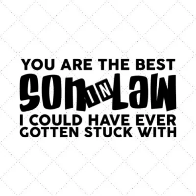 You Are The Best Son In Law I Could Have Ever Gotten Stuck With SVG PNG EPS DXF AI Download