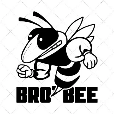 Bro Bee SVG PNG EPS DXF AI Download