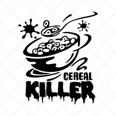 Cereal Killer SVG PNG EPS DXF AI Download